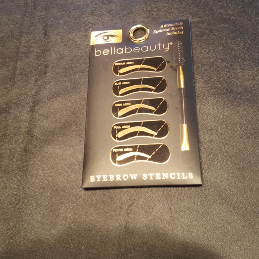 Bellabeauty 5 Stencils & Brush Set, NWOT